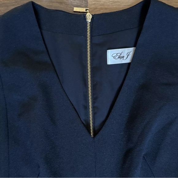 Eliza J. Dress Women 6 Exposed Zipper Classic Sophisticated Date Night Party - Picture 3 of 11